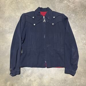 Vintage 30s Canadian Navy Wool Western Jacket